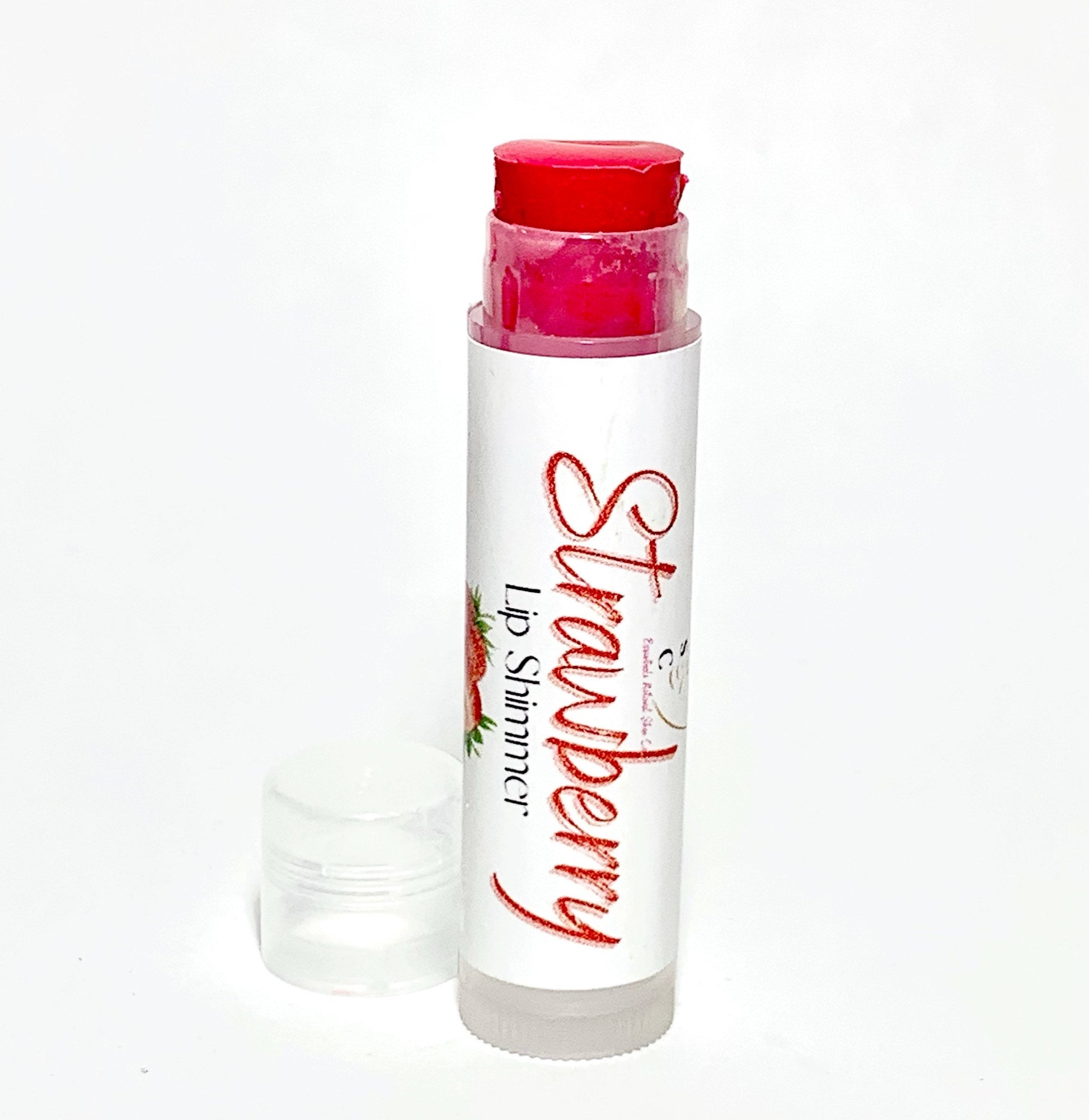 Strawberry Tinted Lip Shimmer - Natural Lip Balm - Tinted Lip Balm - Lipstick Alternative - Lip Tint