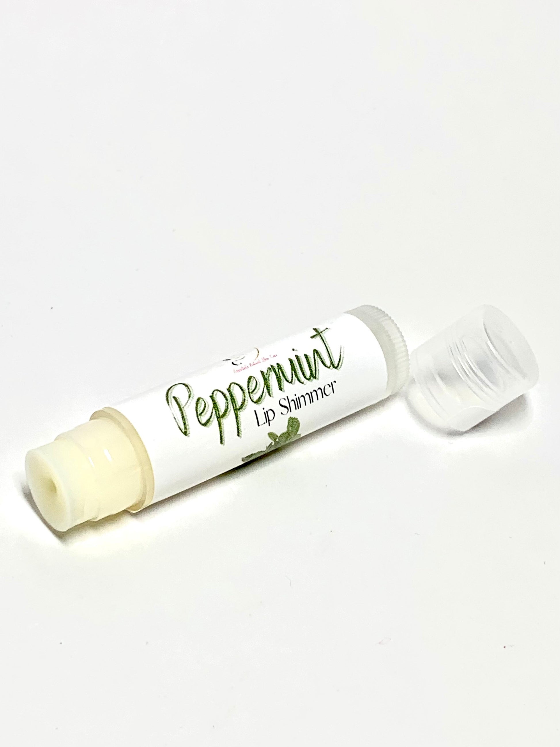 Peppermint Lip Shimmer - Moisturizer - Natural Lip Balm - Holistic Lip Care - Shea Butter - Handmade
