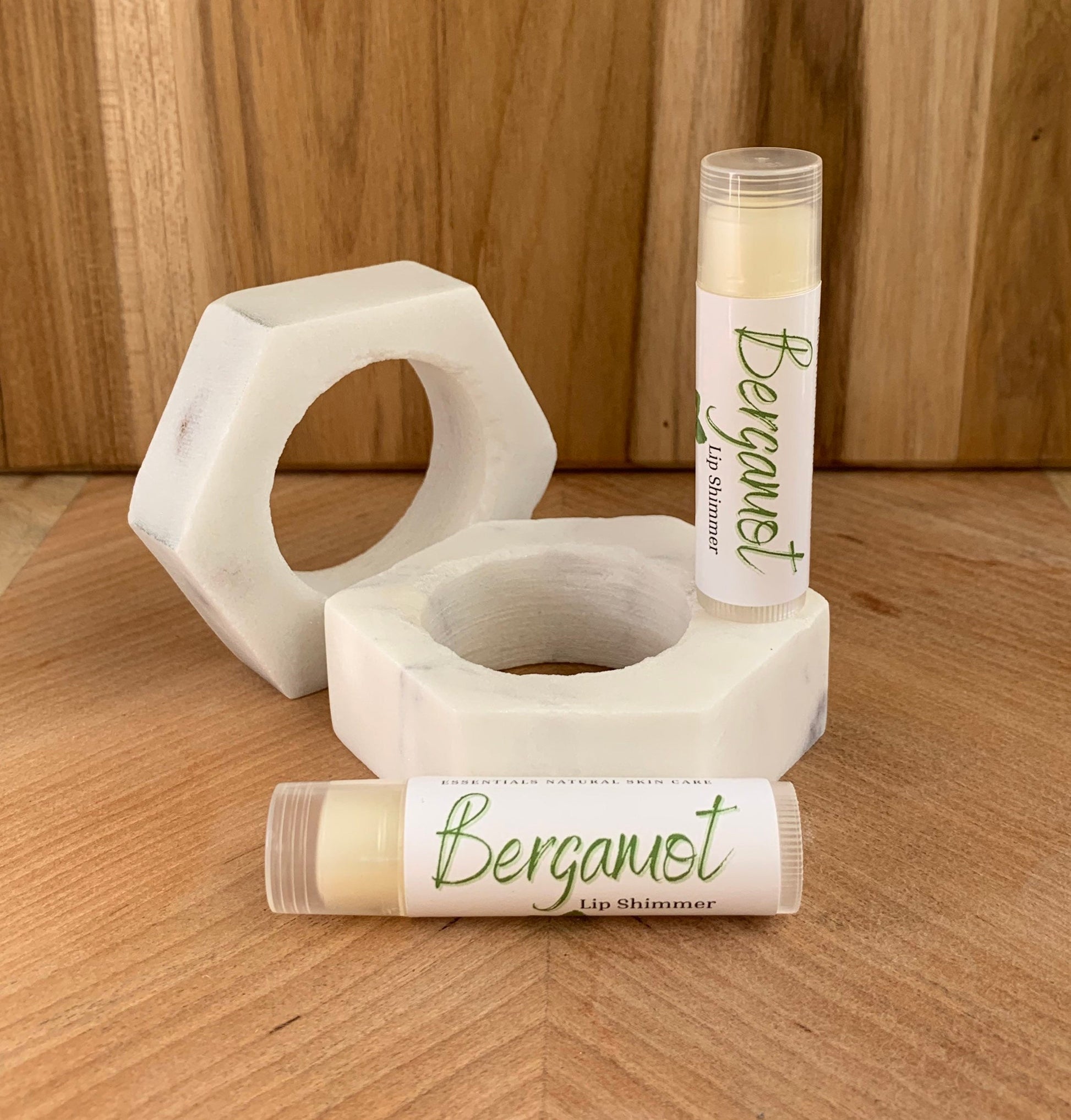 Bergamot Lip Shimmer - Citrus Scent - Moisturizing - Holistic Lip Care - Natural Lip Balm - Shea Butter