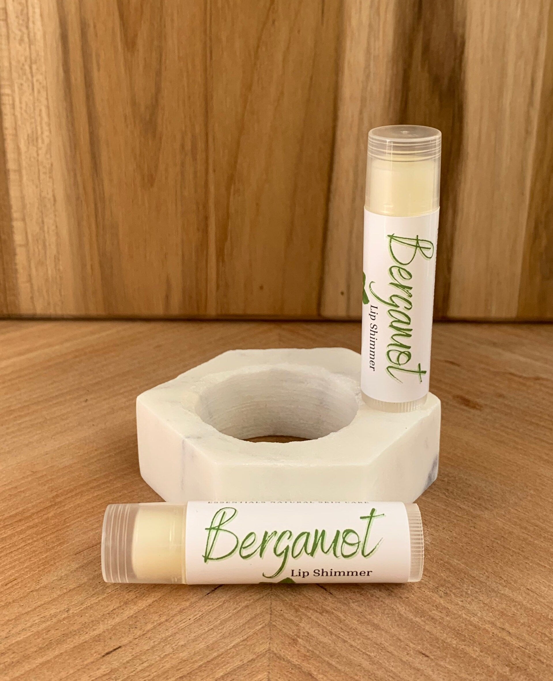 Bergamot Lip Shimmer - Citrus Scent - Moisturizing - Holistic Lip Care - Natural Lip Balm - Shea Butter