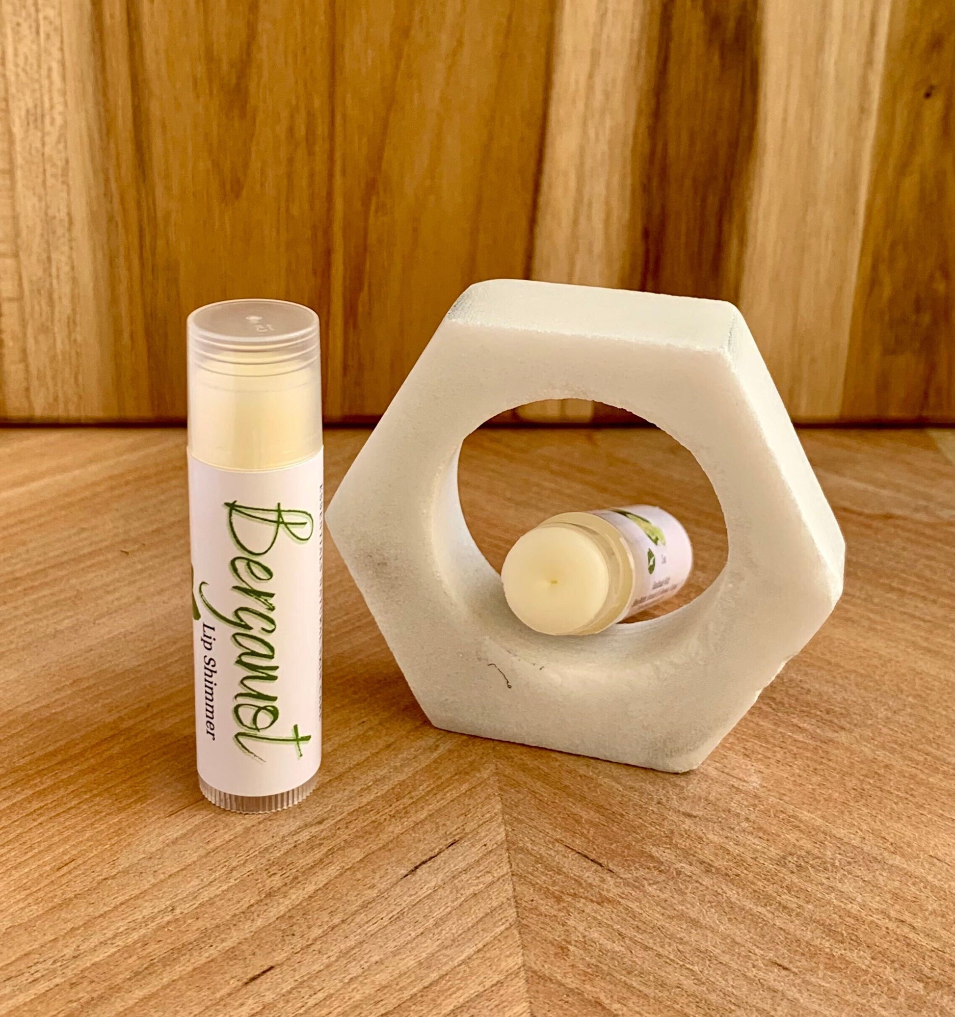 Bergamot Lip Shimmer - Citrus Scent - Moisturizing - Holistic Lip Care - Natural Lip Balm - Shea Butter