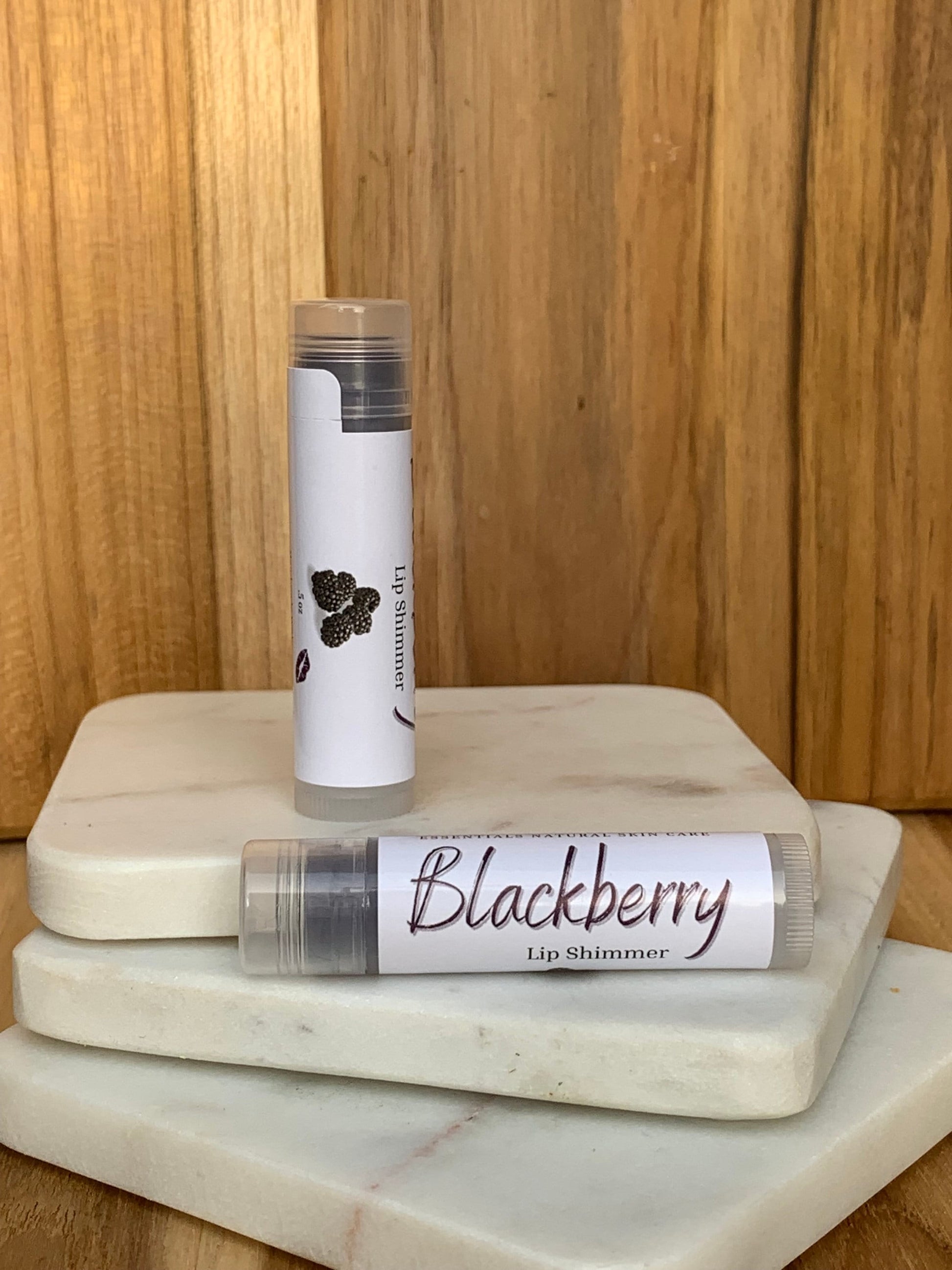 Blackberry Lip Shimmer - Moisturize - Natural Lip Balm - Tinted Lip Balm - Lipstick Alternative - Lip Tint