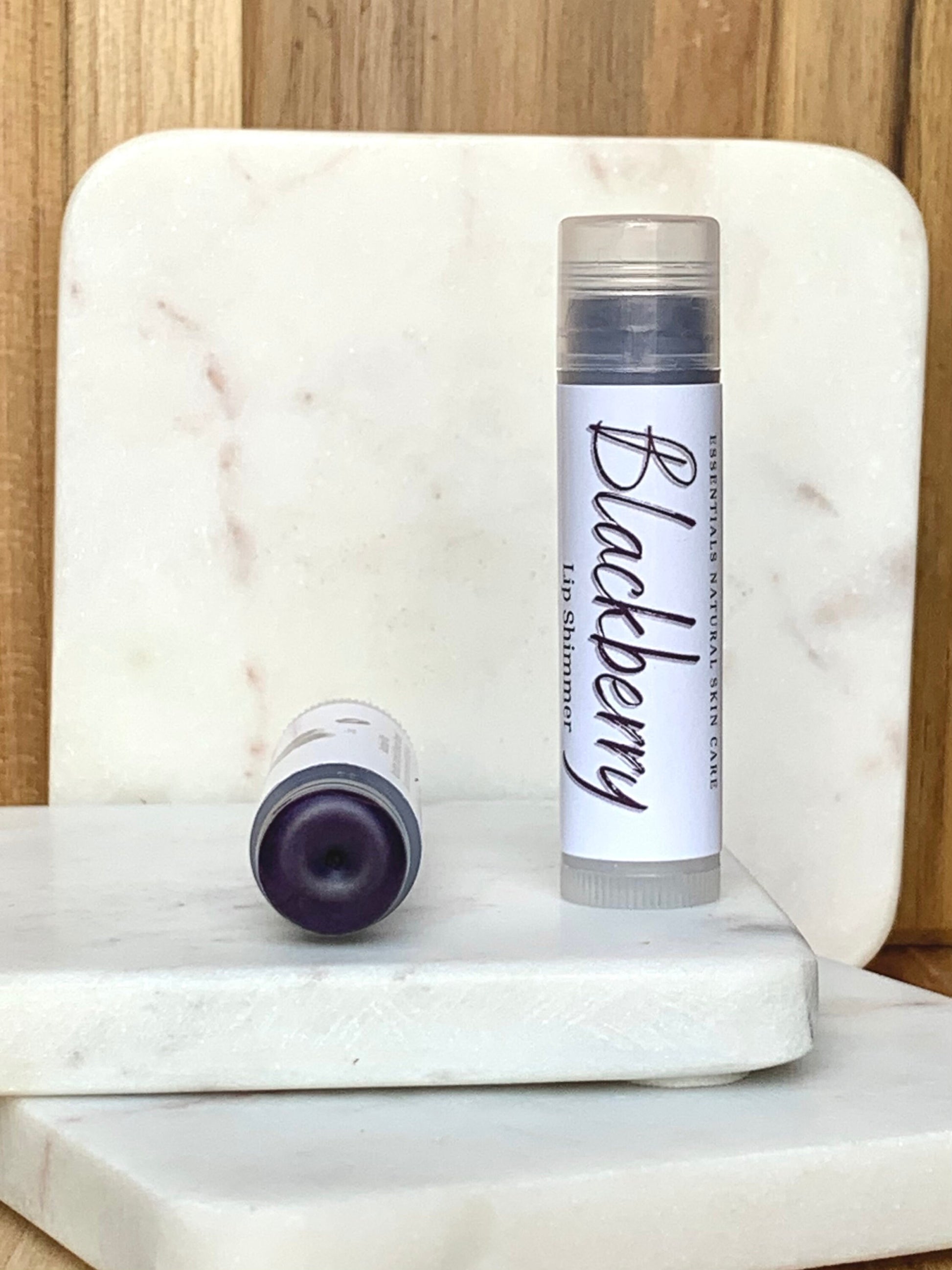 Blackberry Lip Shimmer - Moisturize - Natural Lip Balm - Tinted Lip Balm - Lipstick Alternative - Lip Tint