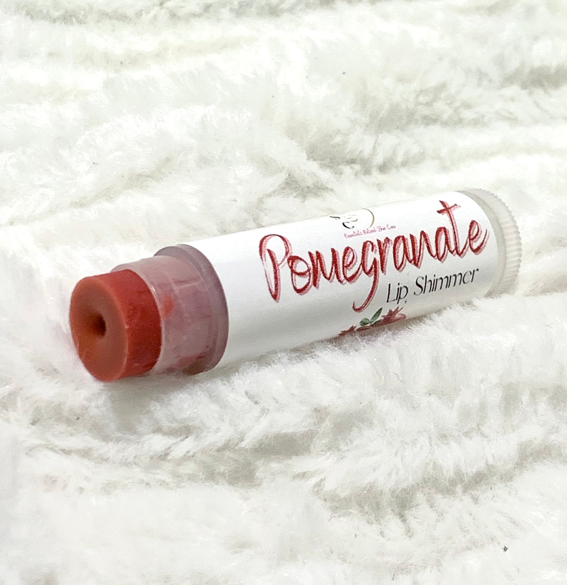 Pomegranate Tinted Lip Shimmer - Moisturize - Natural Lip Balm - Tinted Lip Balm - Lipstick Alternative - Lip Tint