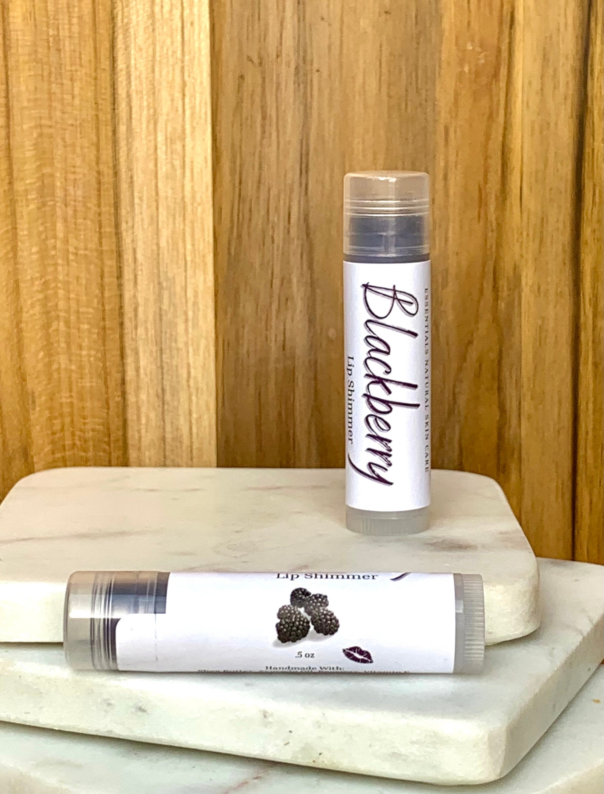 Blackberry Lip Shimmer - Moisturize - Natural Lip Balm - Tinted Lip Balm - Lipstick Alternative - Lip Tint
